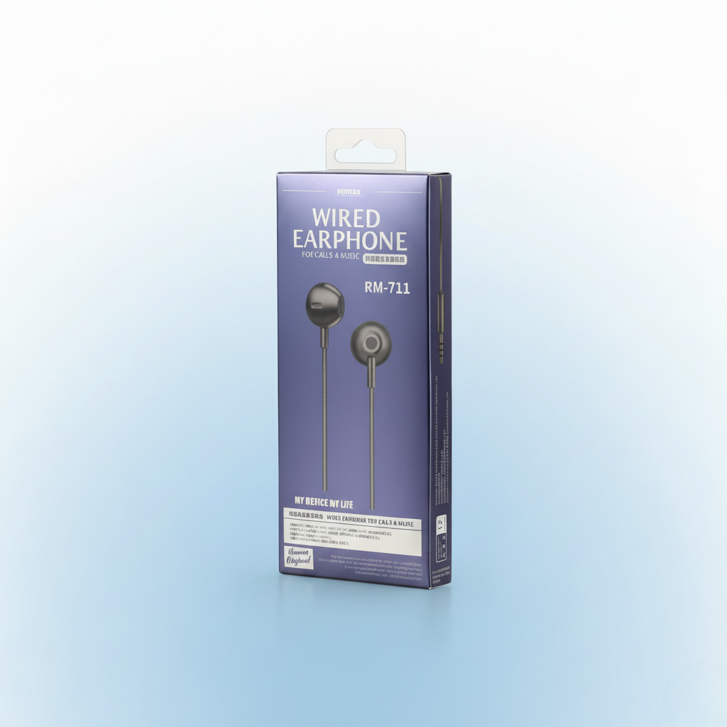 Écouteurs filaires Jack Remax RM-711