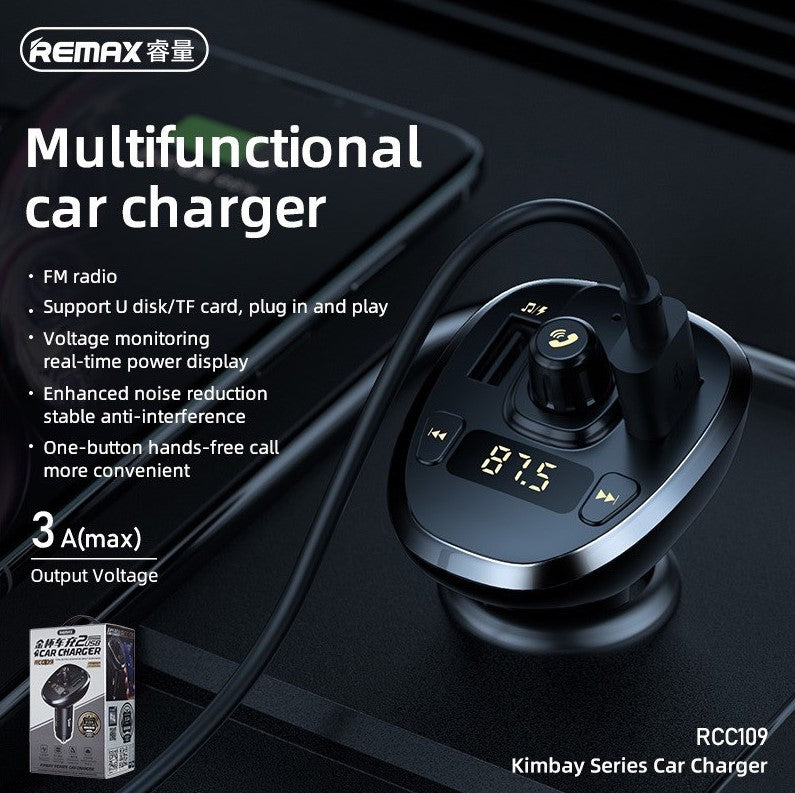 Transmetteur FM Bluetooth Remax RCC109