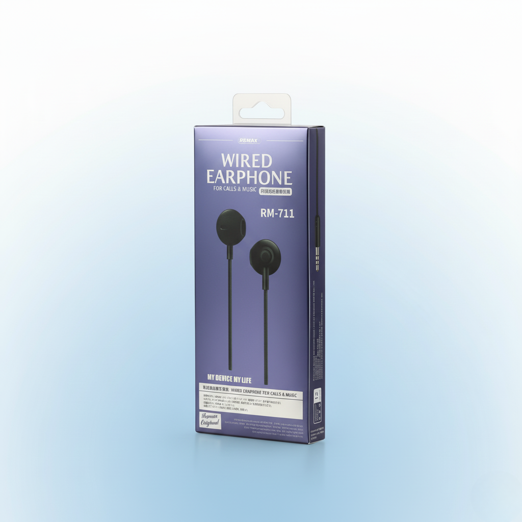 Écouteurs filaires Jack Remax RM-711